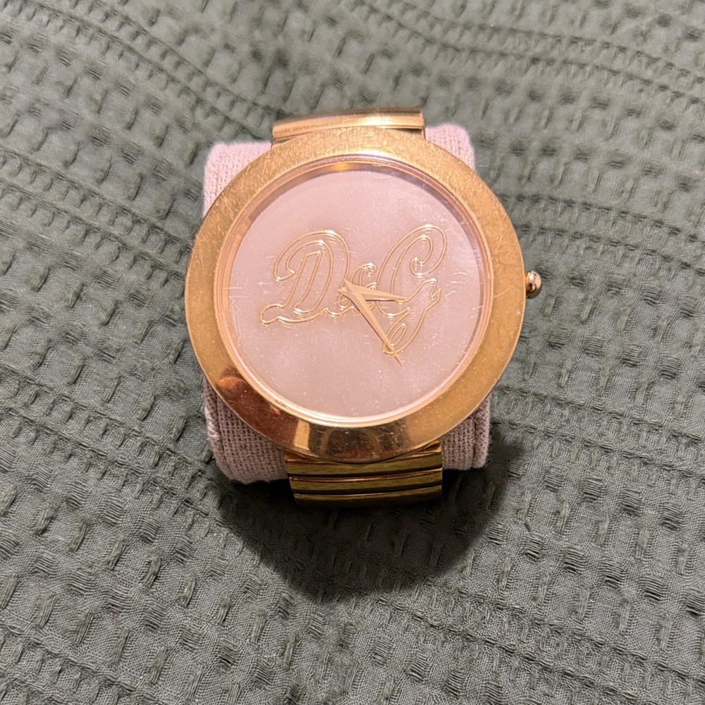 D&G Women's Watch with Gold Accents
